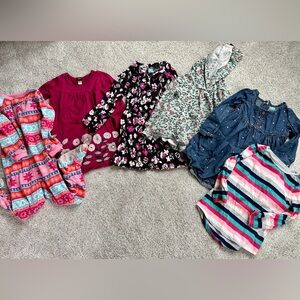 Tea Collection, BabyGap & Carter’s girl’s 3T clothes bundle lot dresses, tops pj